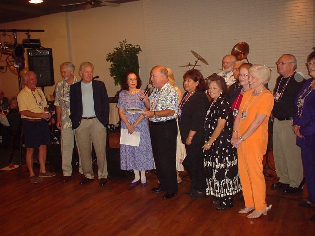 Ball High School Class of 1962 reunion photograph 25