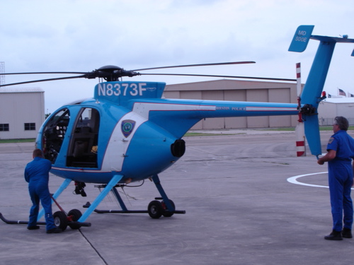 Riding with the Houston Police Helicopter Patrol photograph