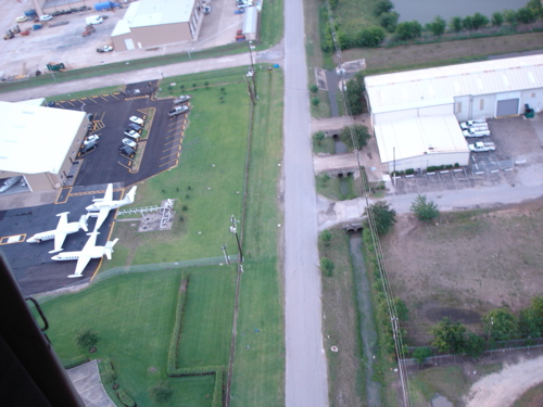 Riding with the Houston Police Helicopter Patrol photograph