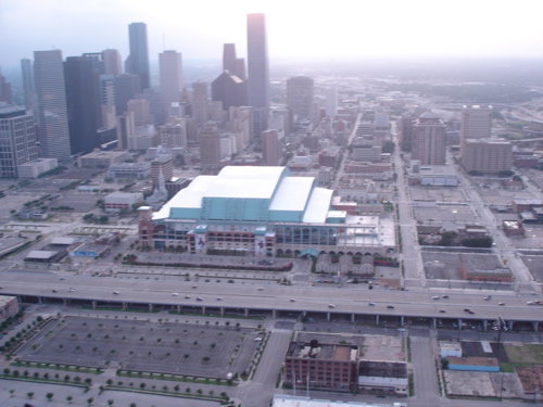 Riding with the Houston Police Helicopter Patrol photograph