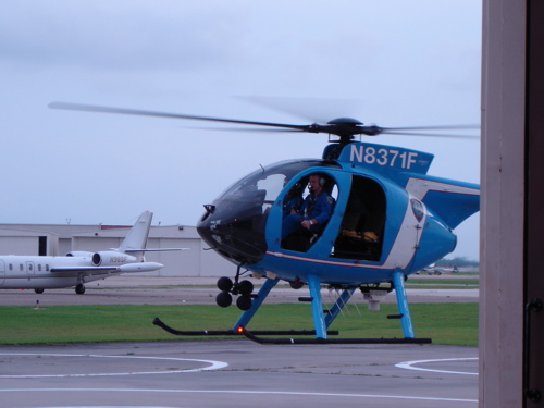 Riding with the Houston Police Helicopter Patrol photograph