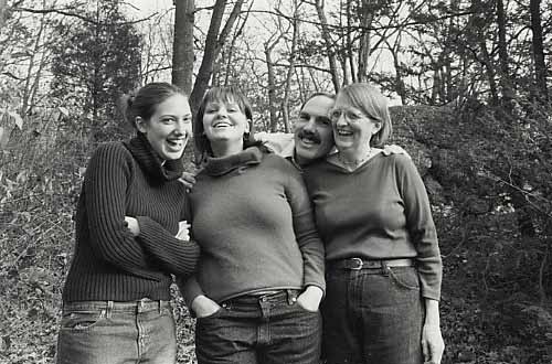 Susan Cooper, Bob Gaudet, and daughters Caroline and Lindsey