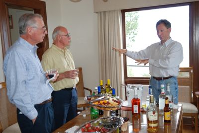 Pre-dinner discussion