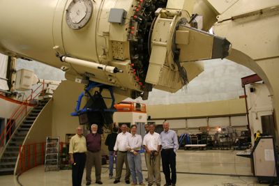 Group beneath the Smith Telescope