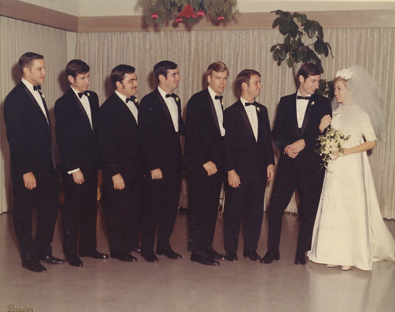 The Wedding at First Congregational Church photograph